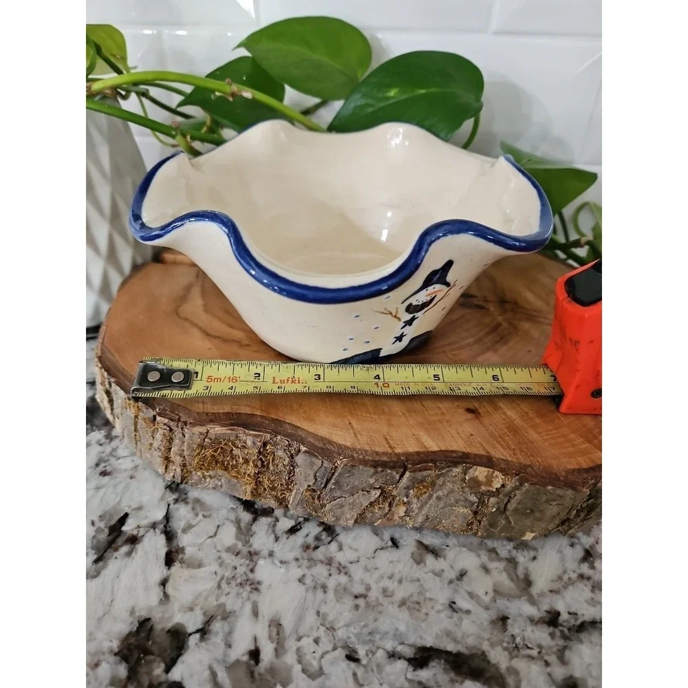 Vintage SNOWMAN POTTERY‎ Bowl